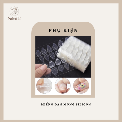 Miếng keo dán móng giả bằng Silicon