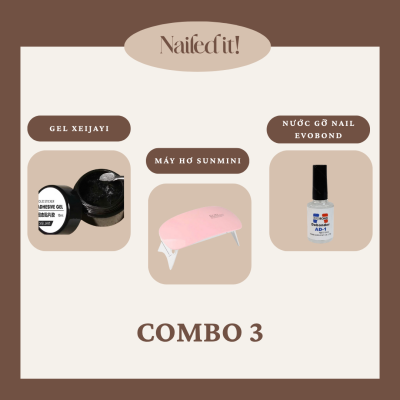 COMBO 3: MÁY HƠ+GEL+NƯỚC GỠ